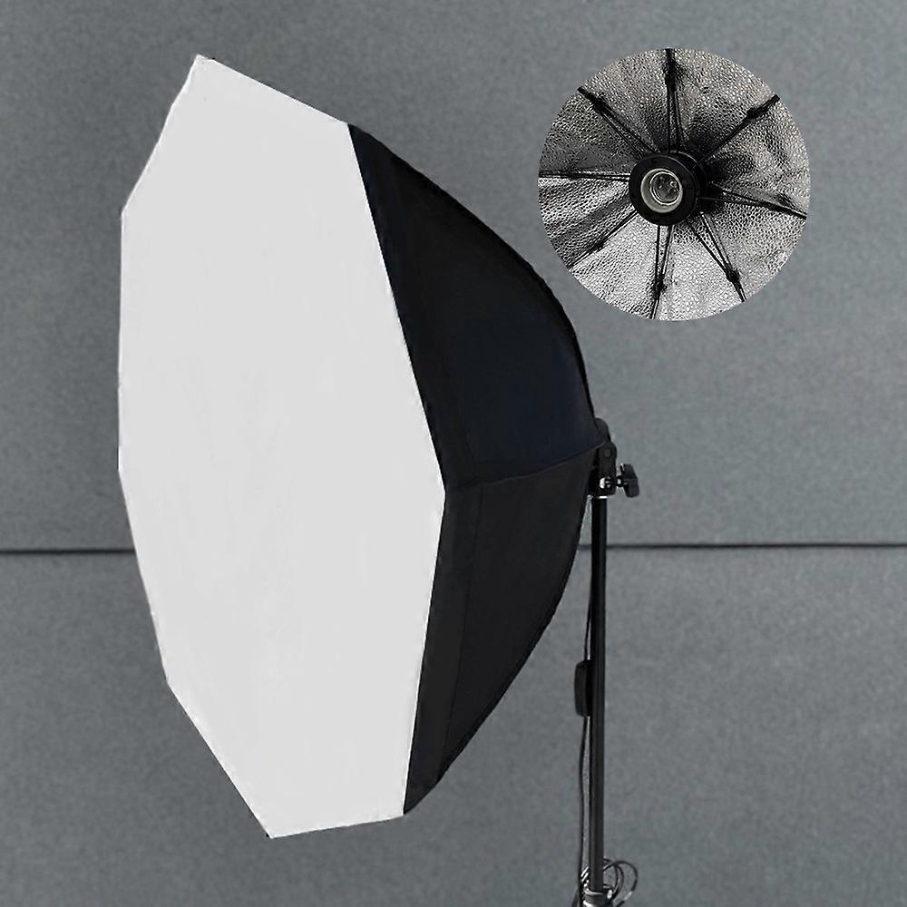 70cm Octagonal Softbox Photography Studio Lighting Equipment with Single Light Head - Japanese Plug