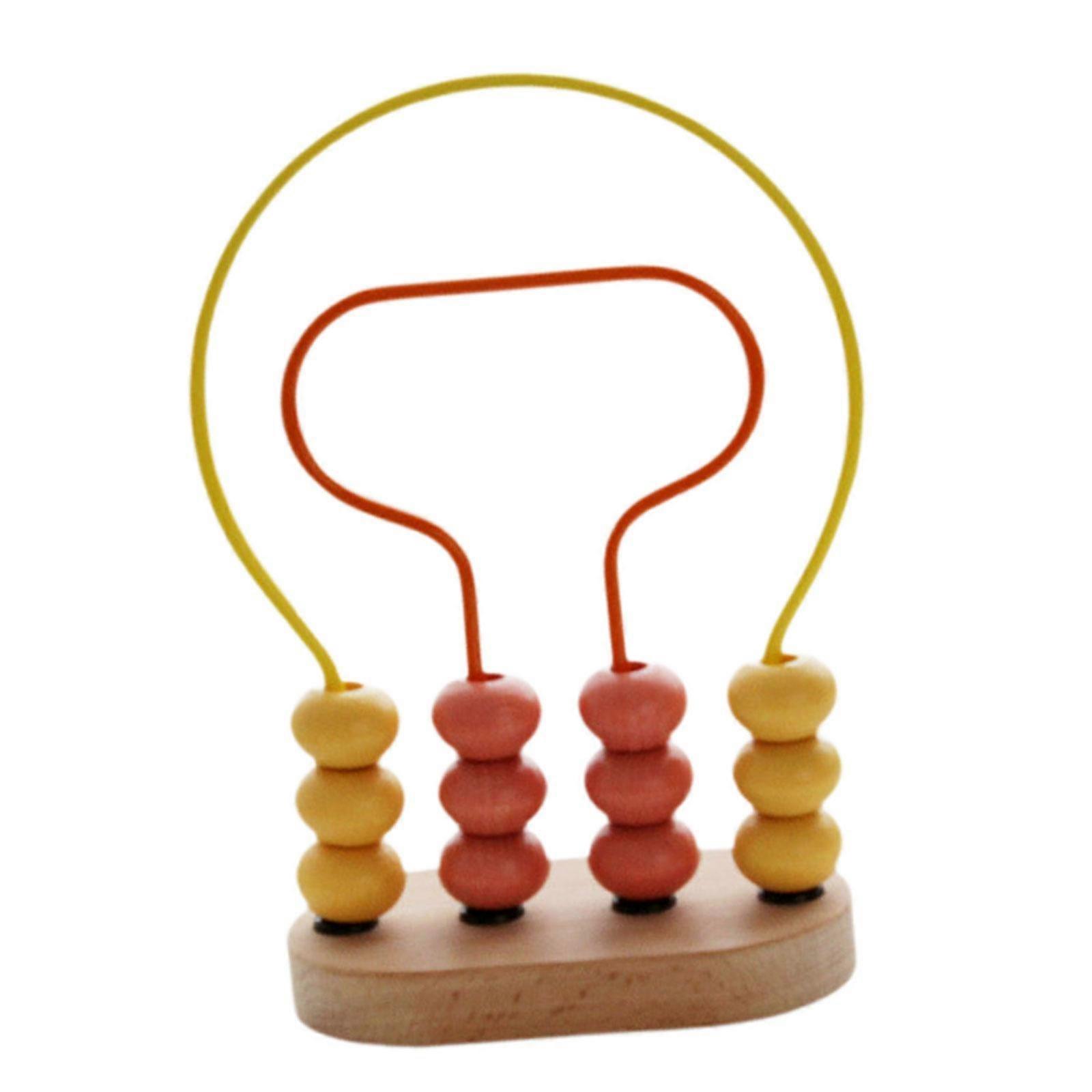 Wooden Roller Abacus Toy Practical Sturdy Counting Toy for Playing Teaching