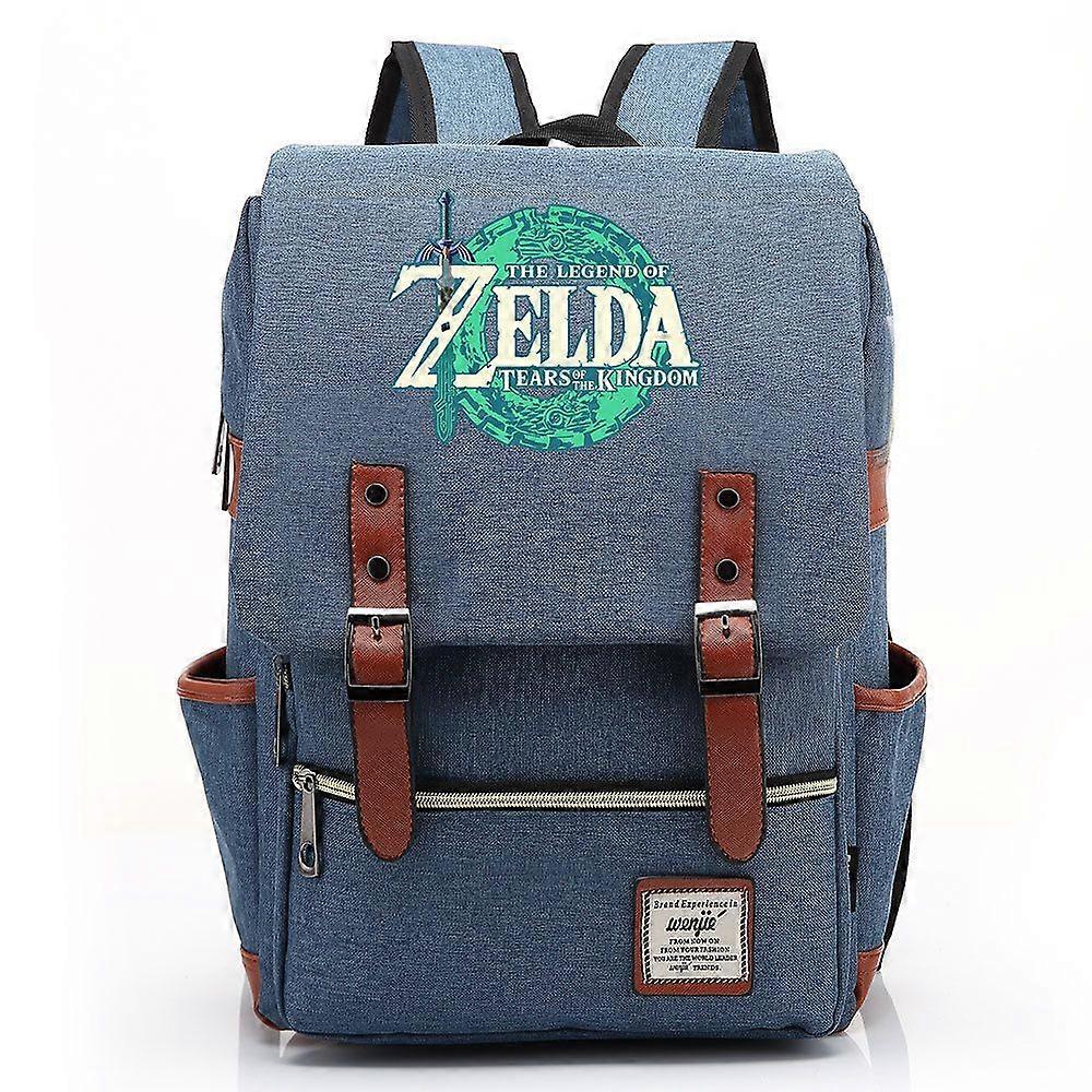 Rucsac Shoolbag de încărcare USB Zelda pentru studenți: genți de laptop pentru notebook-uri de călătorie durabile