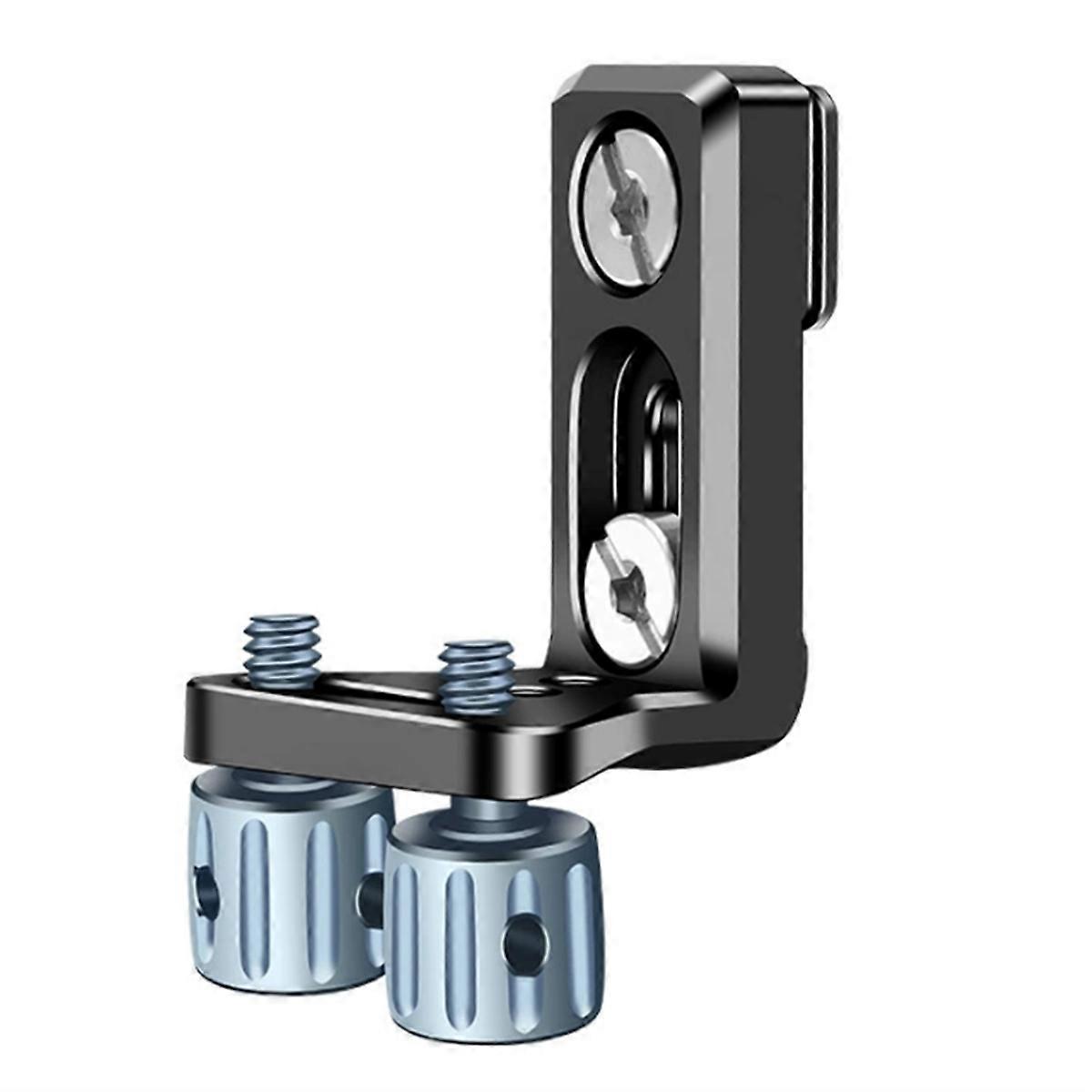 1/4 Scew Transmission Mounting L Bracket with Cold Shoe Mount for TRANSMISSION TX Holder for DSLR C