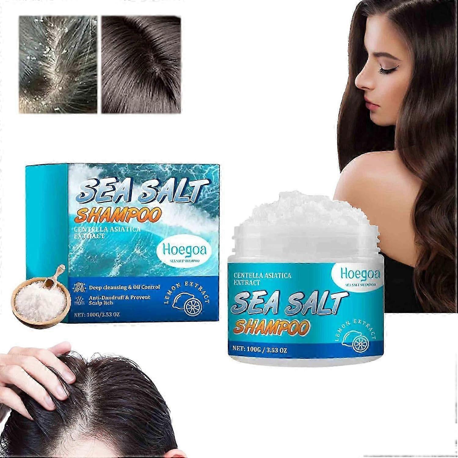 ExquisiteSea Salt Shampoo Soothing Formulation Reduces Irritation and Moisturises the Scalp. Bring a New Fluffy Feel