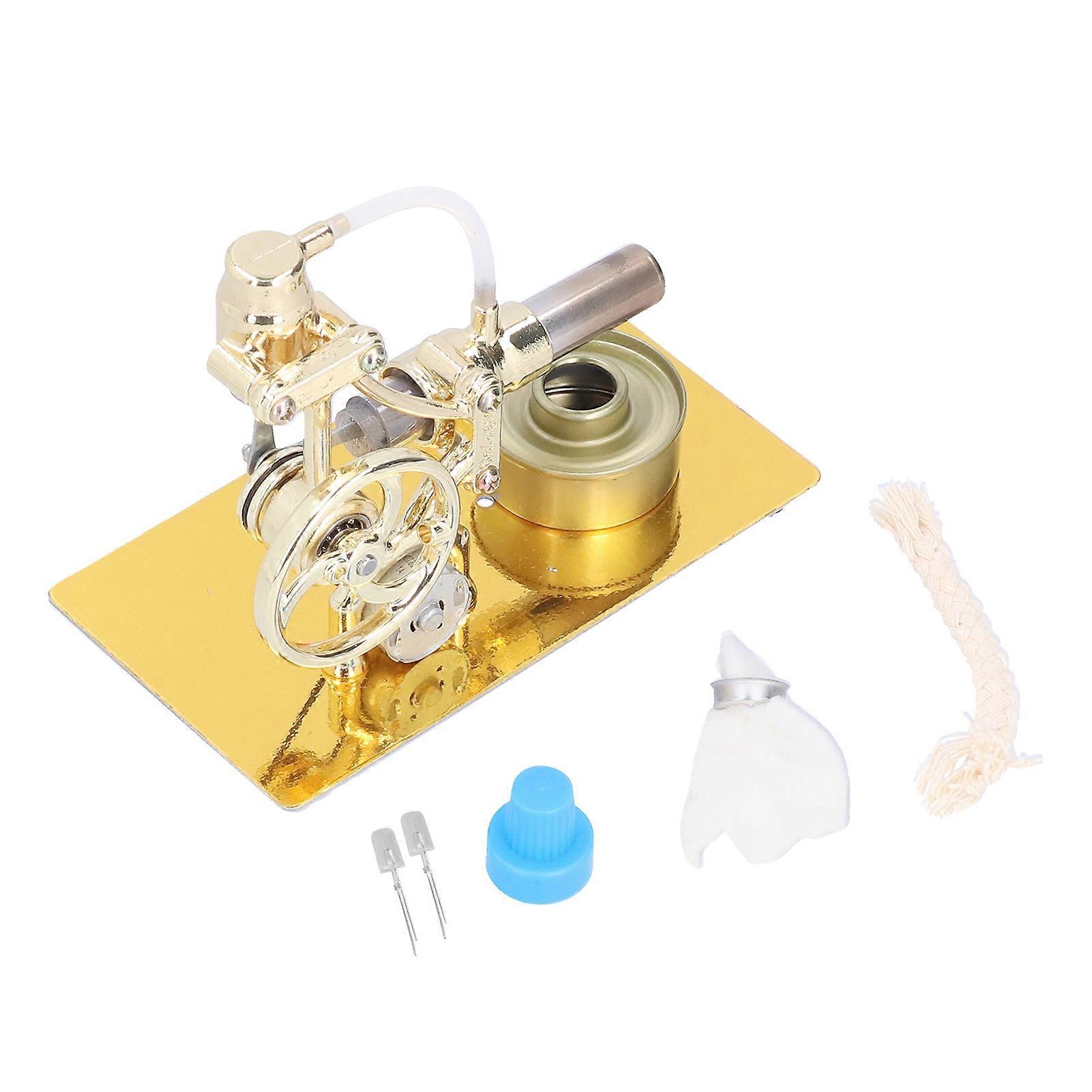 Mini Stirling Engine Model - Miniature Steam Power Motor for Educational Science Projects, Gifts, and Demonstrations