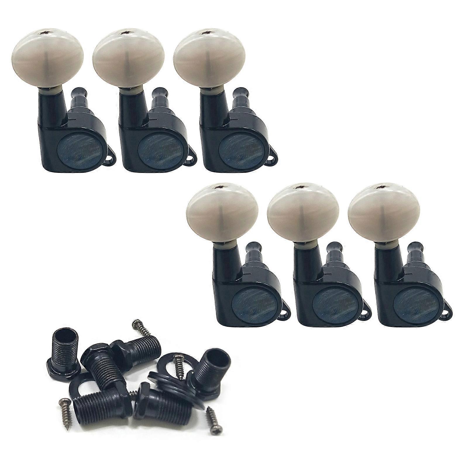 Guitar Tuning Keys Knobs Full Closed Guitar String Tuning Peg Button Tuner Guitar Accessories Easy Installation