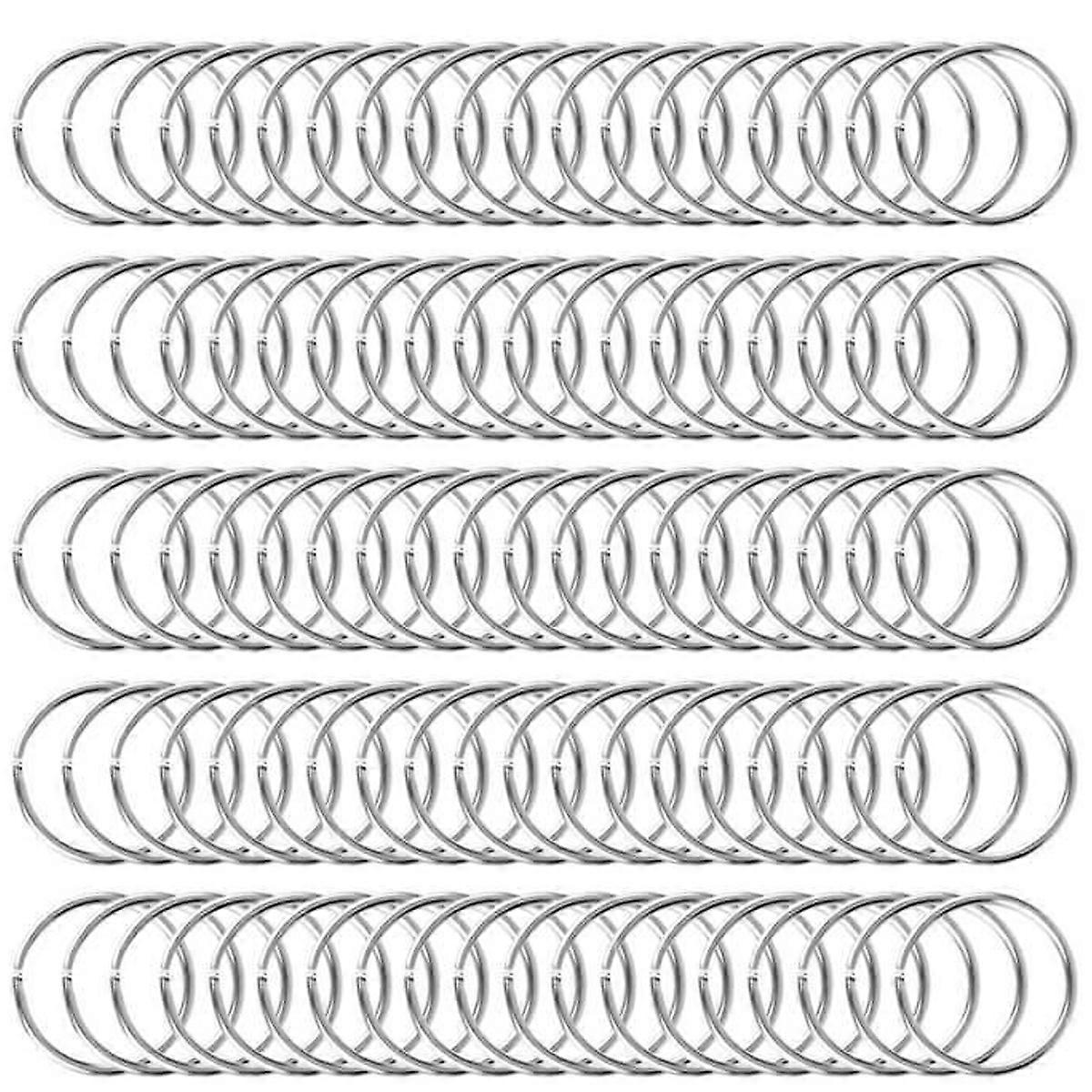 Assorted Sizes Split Key Rings, Multi-Purpose Binder Rings For Crafting And Everyday Use, High Quality Metal Organizers For Home, Office, And