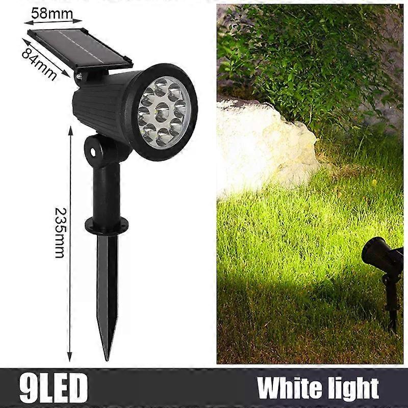 Solar LED Light Outdoor RGB Solar Spotlight Solar Garden Light Outdoor IP65 Waterproof Solar Power Light Wall Light