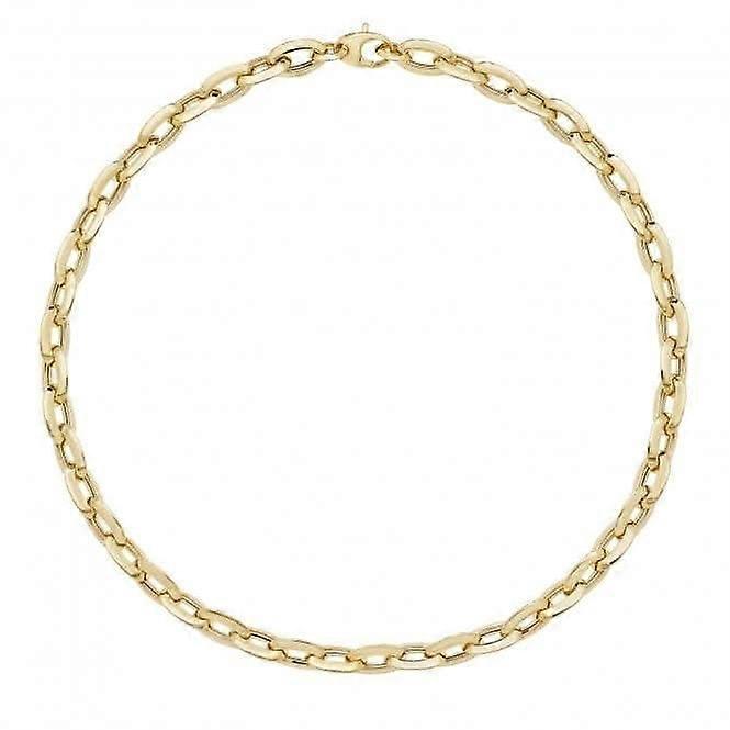 9ct Yellow Gold Ladies Fancy Necklet NK089