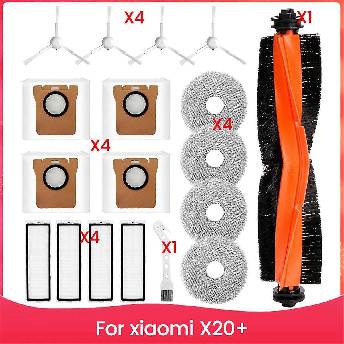 For Xiaomi X20+ Robot Vacuum Cleaner Replacement Parts