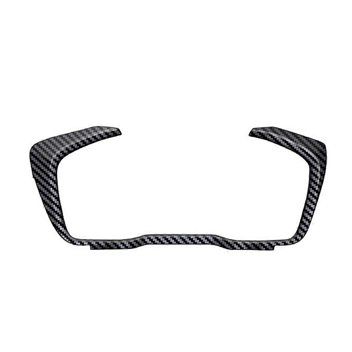 Car LCD Instrument Screen Trim Frame Carbon Fiber LHD