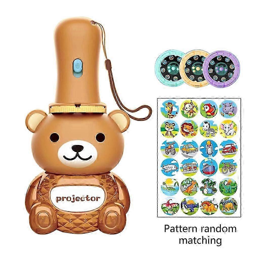 Slide Projector Torch Projection Light Small Torches Lamp Flashlight Toy
