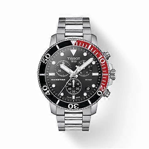 Tissot Seastar 1000 Chronograph Men's Watch - Black Dial
