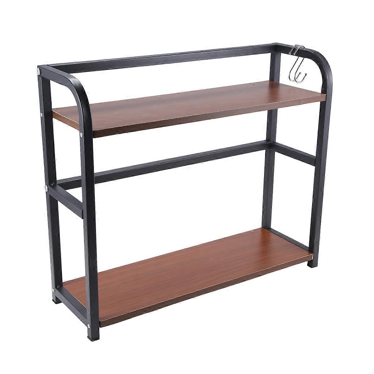 Kitchen Storage Stand Multi-layer Seasoning Organizer Black