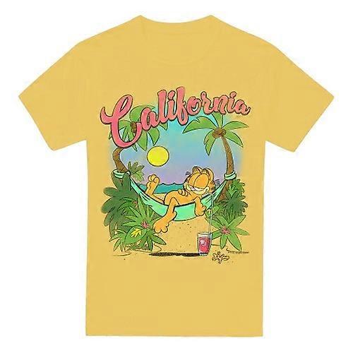 ガーフィールドメンズビーチタイムTシャツ