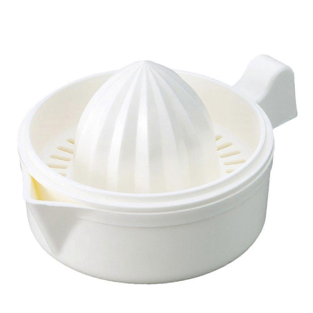 Japanese hand squeezing plastic lemon lemon orange squeeze bowl white color