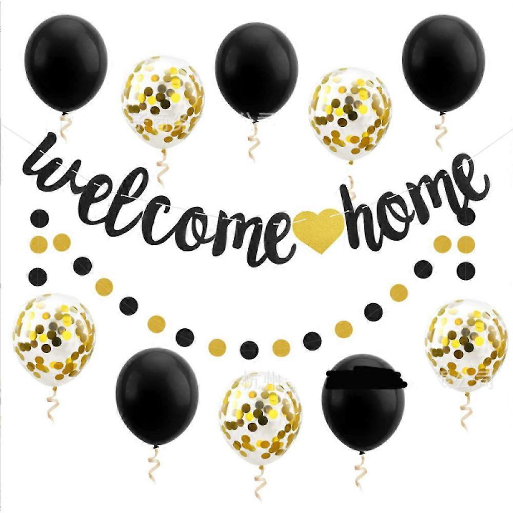 Welcome Home Banner Balloon Set Decoration