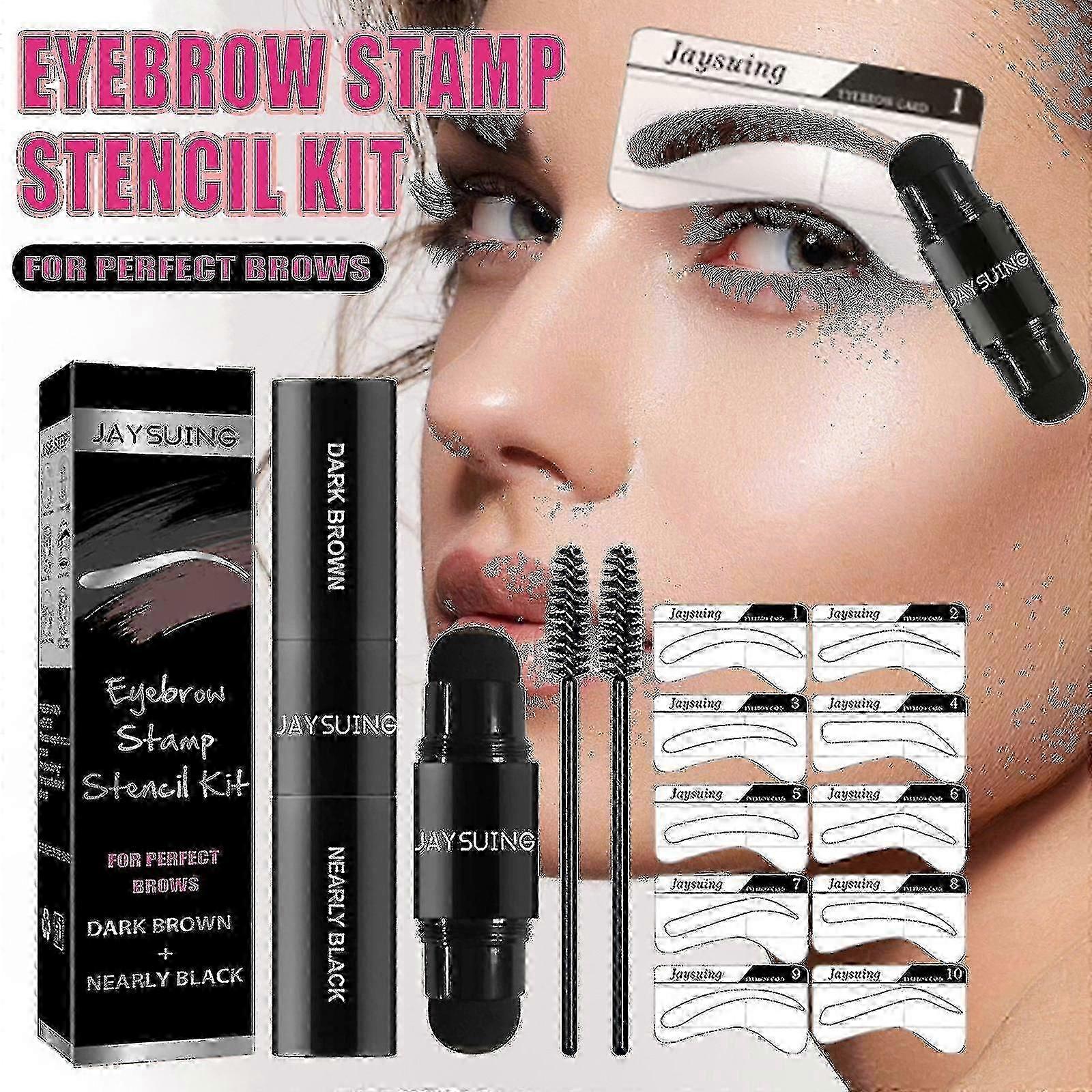 Jaysuing Eyebrow Seal Kit Lazy Makeup Eyebrow Seal Eyebrow Cream Hairline Waterproof Non-smudge Natural Eyebrow Cream |