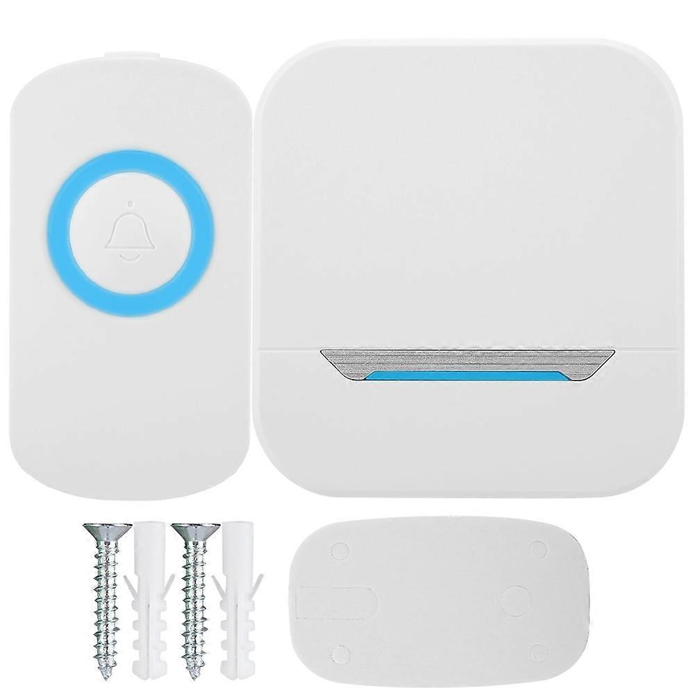 Waterproof Wireless Smart Doorbell with LED and Remote Control for Easy Installation