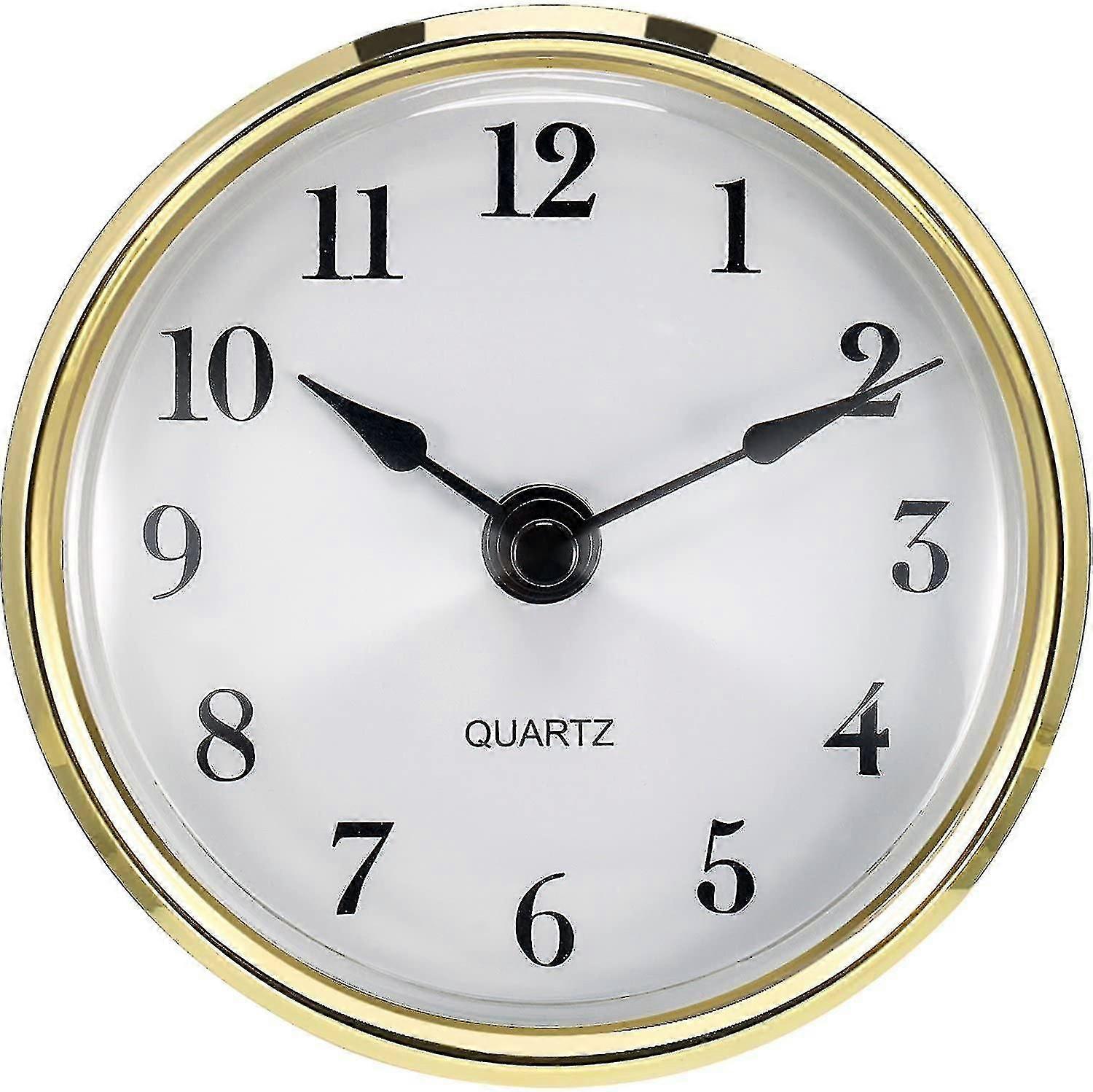 80mm Quartz Clock Fit-up/insert With Arabic Numeral, Quartz Movement