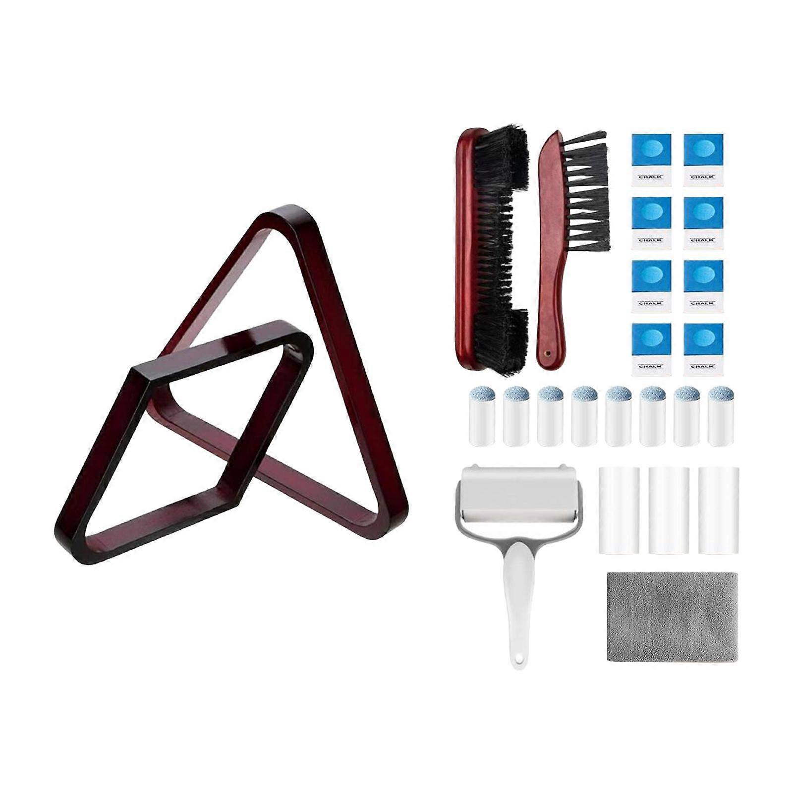 Billiard Ball Rack Holder Pool Table Brushes Equipment Billiard Table Triangle