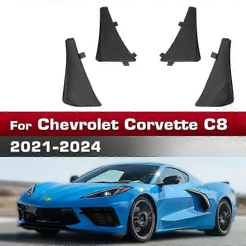 Compatible « pour Chevrolet Corvette C8 2021 2022 2023 2024 garde-boue d’aile 4pcs/set Guard Splash Flap Garde-boue Accessoires de voiture »