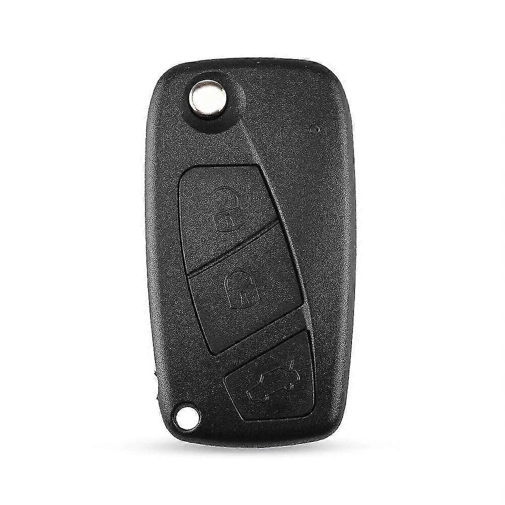 3 button car key shell for Fiat black