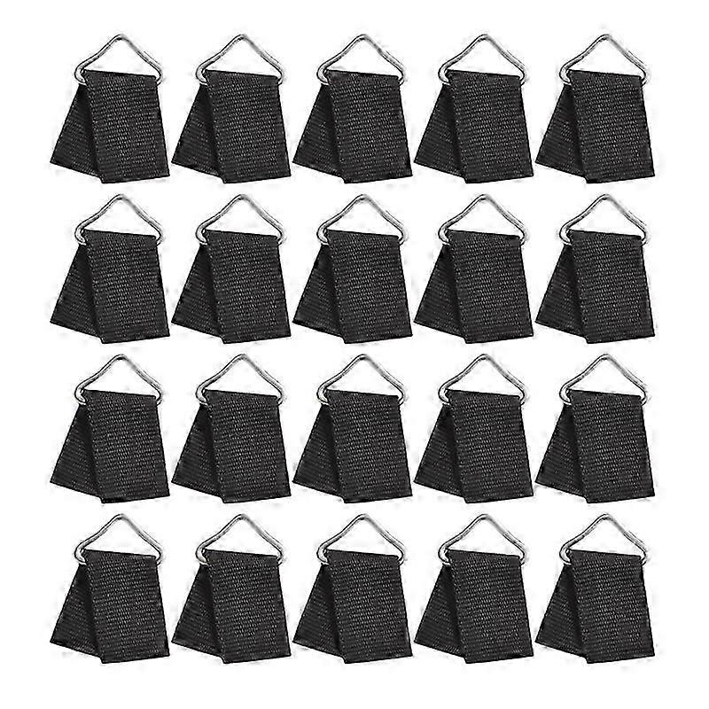 20 Sets Trampoline Spring Buckle Triangle Rings Buckle Edition B