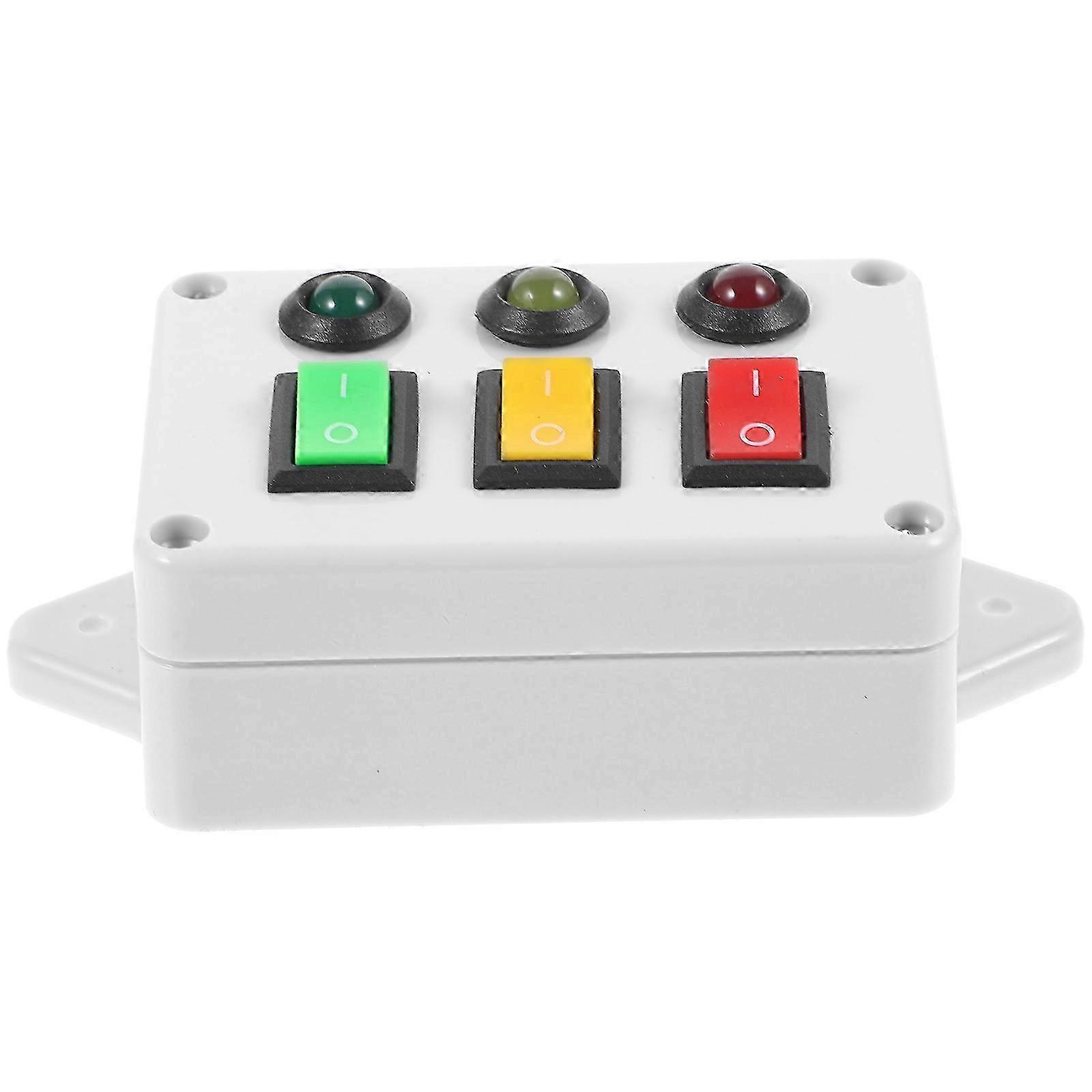 Kids Toddlers Busy Board Light Switch Toy Color Light Matching Toy Simulation Switch Toy