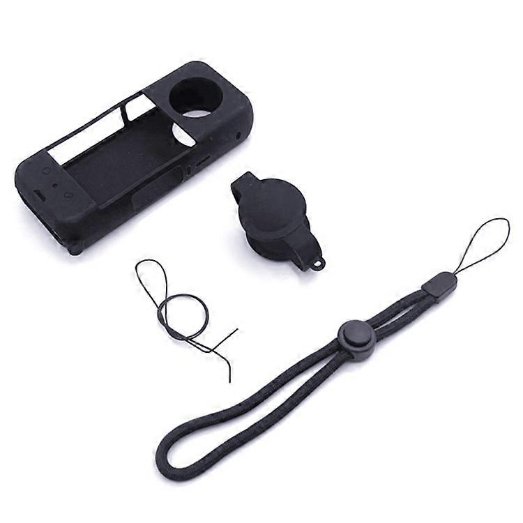 Compatible For Insta360 X3 Camera Body Silicone Cover Protective Case with Lens Guard
