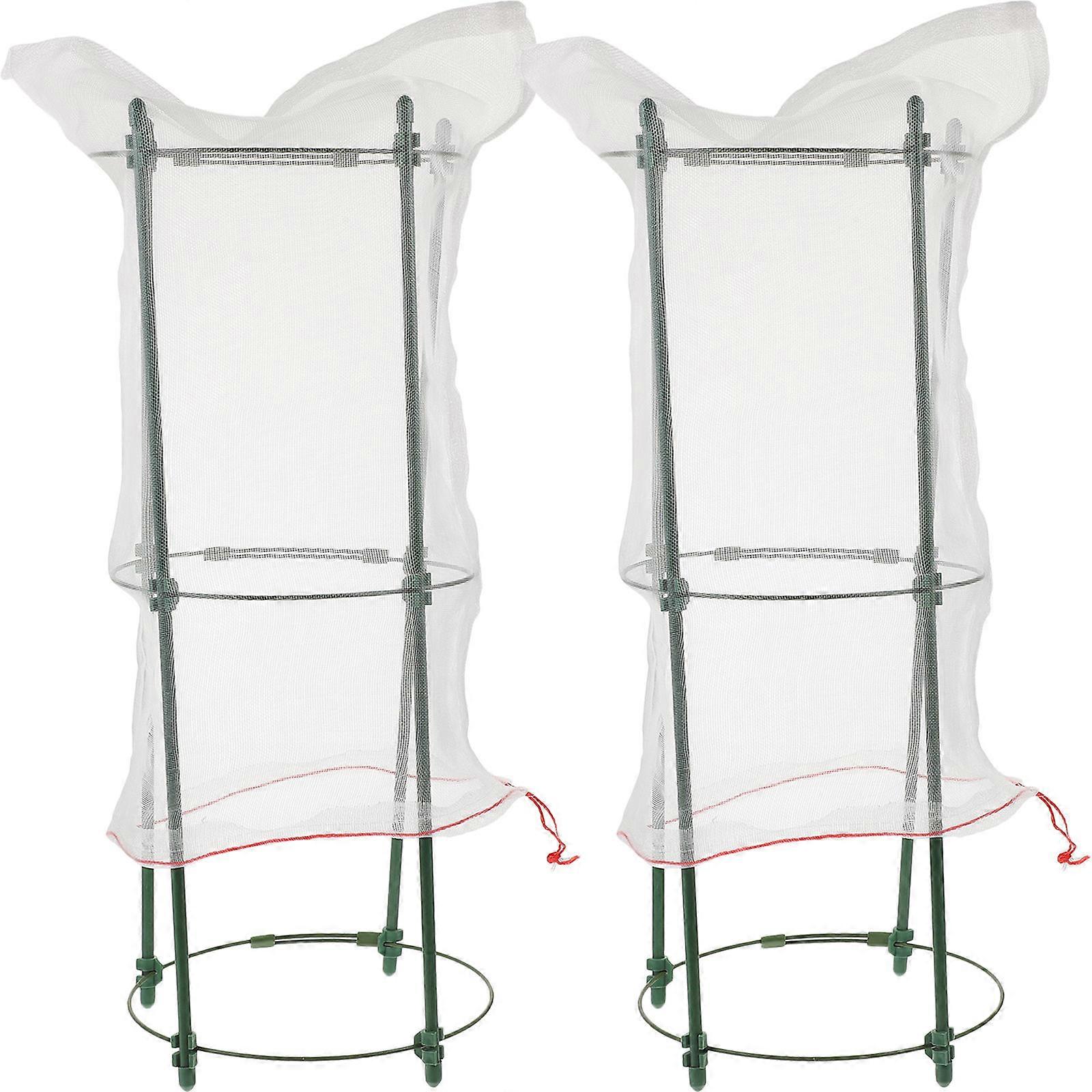 Plant Cages for Garden Use, Durable Tomato Protectors with Mesh Bag for Safety