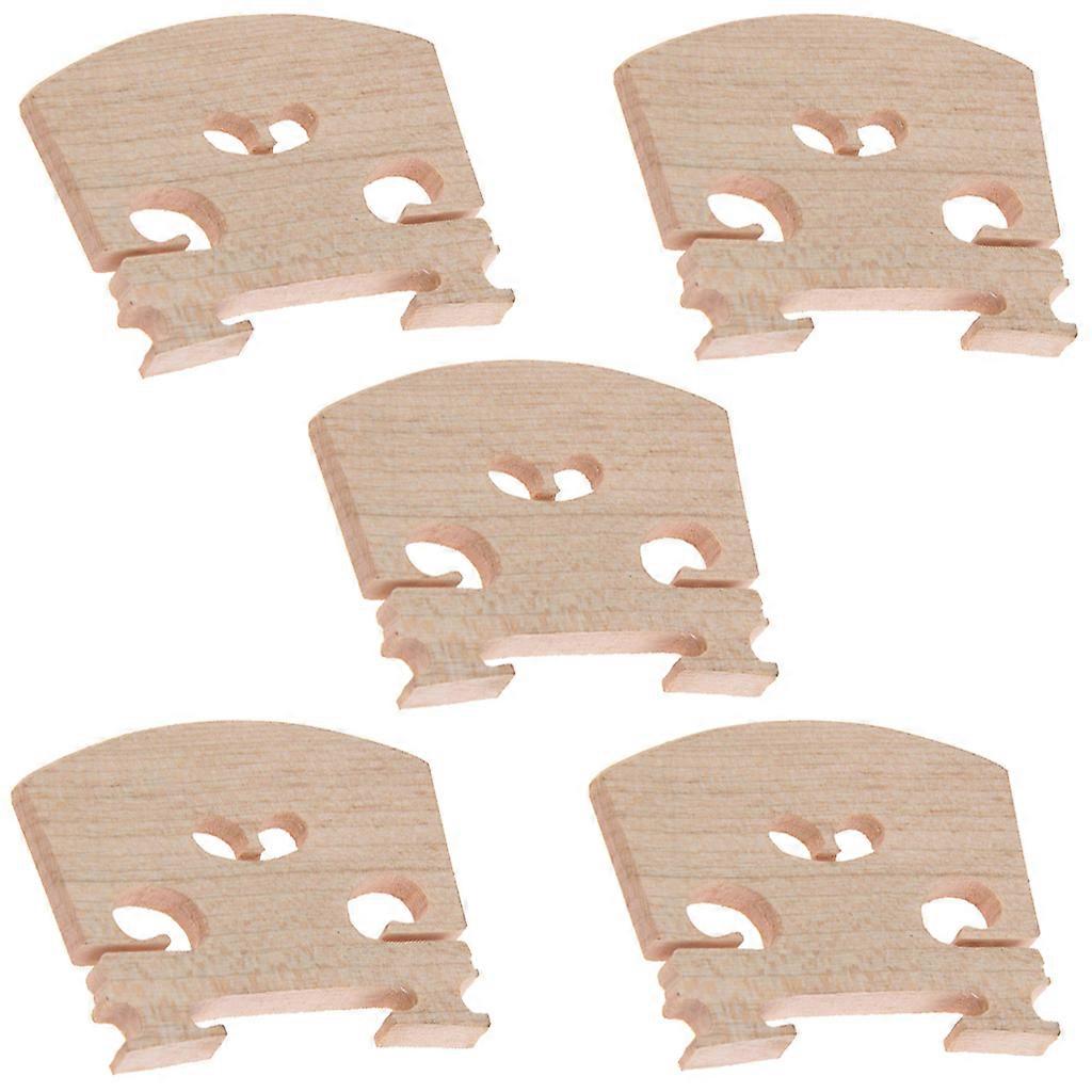5 Piece 4/4 High Quality Maple Violin Bridge Enhancing The Sound Violin Musical