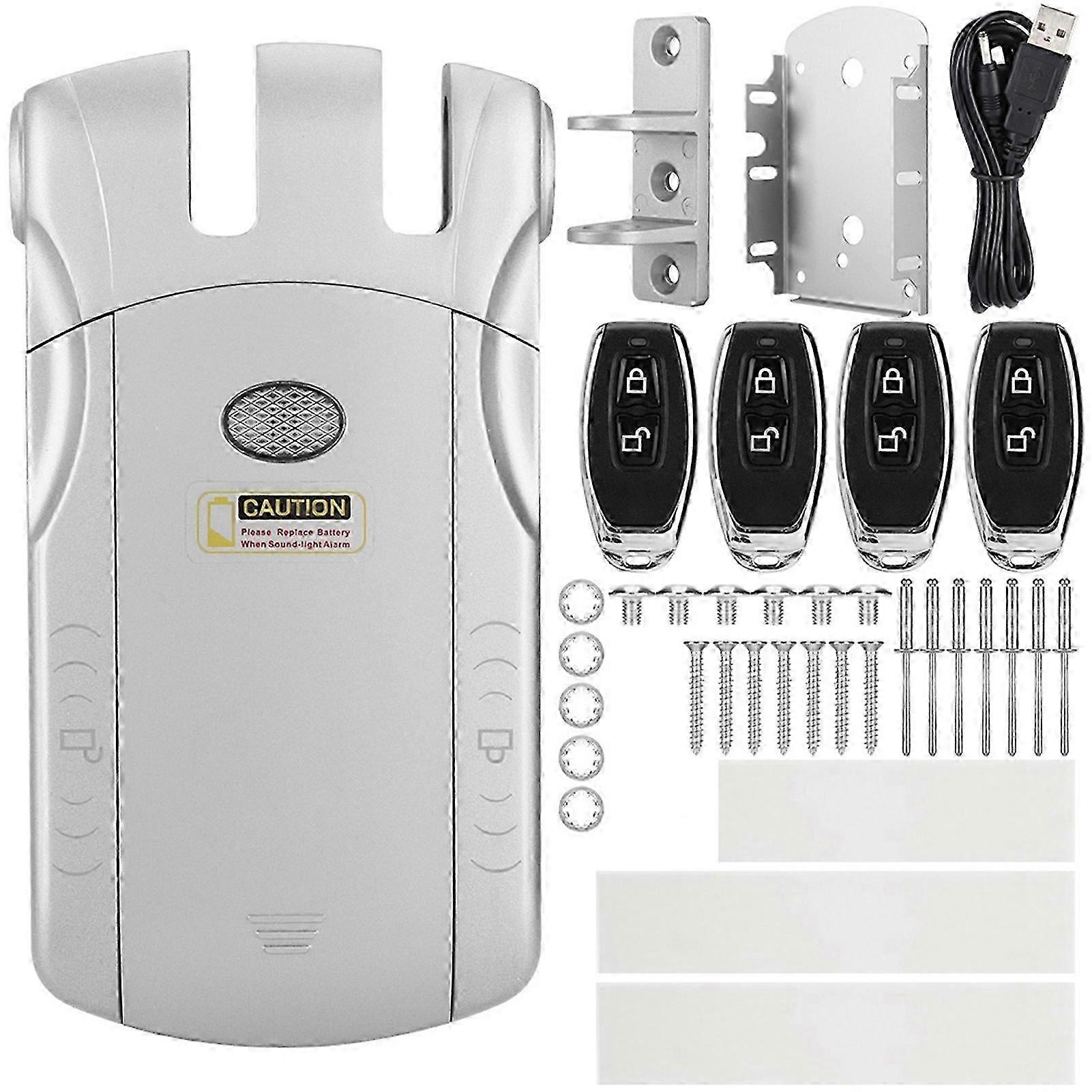 Wafu Wireless Invisible Keyless Electronic Lock Remote Control Touch Locked&amp;unlock (type B)