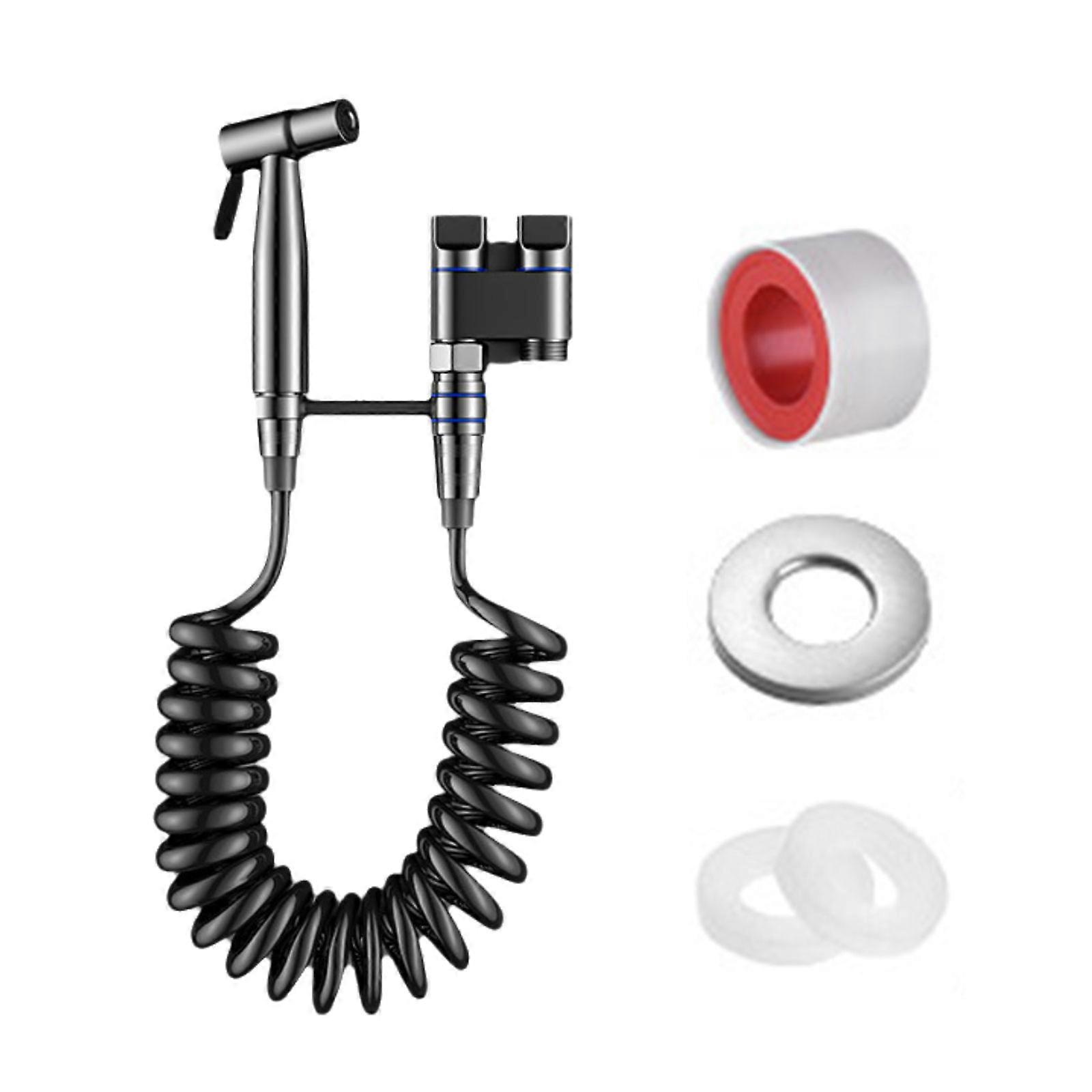 Multifunction Handheld Bidet Sprayer Toilet Sprays Handle set Ergonomic Handheld Sprayer Upgrades for Enhances person Care Gun Ash