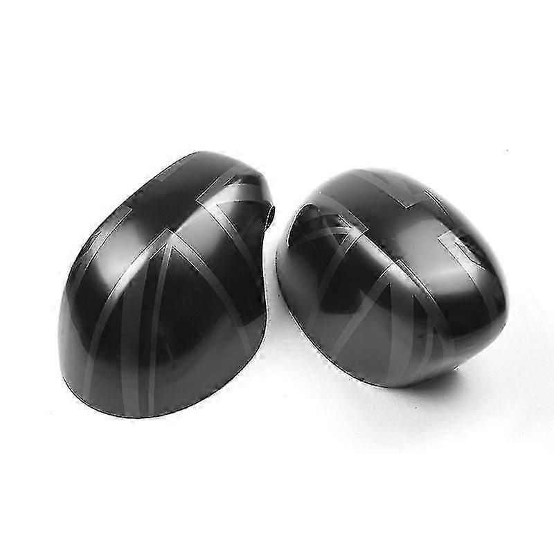 עבור ב.מ.וו מיני קופר S Jcw קאנטרימן F60 F54 F55 F56 F57 2020 2021 2022 מעטפת הדגל השחור דלת רכב מבט אחורי כיסויי מראה