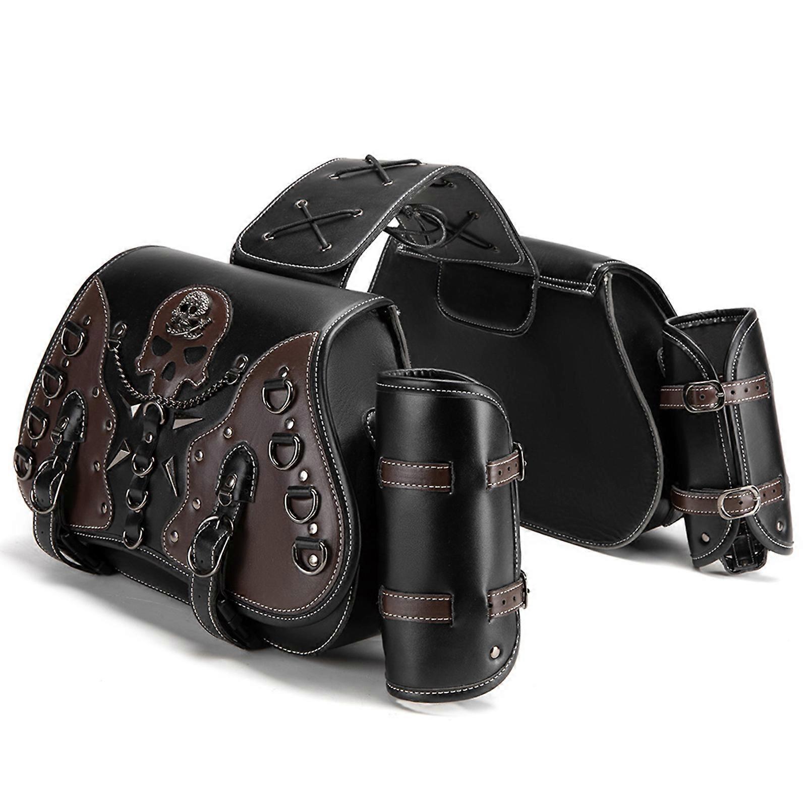 High Capacity Motorcycle Storage Bag in Punk Design Suitable for Convenient Urban Riding Long Lasting Use City Commuters