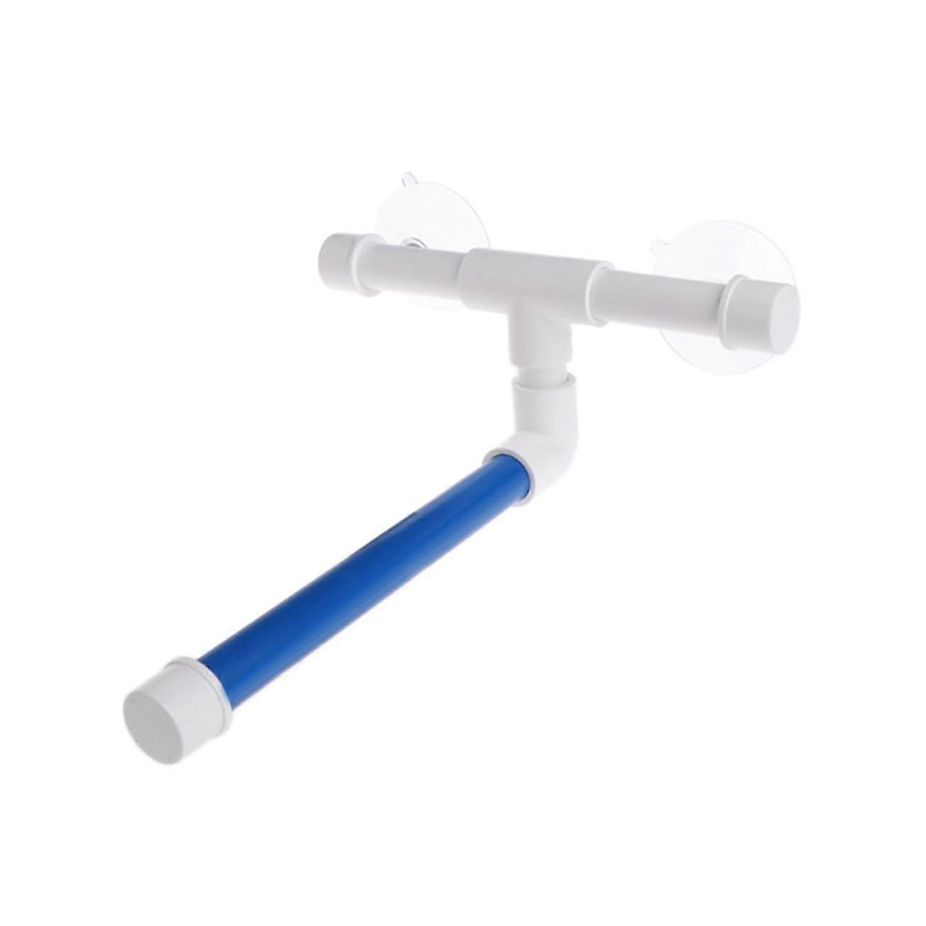 Parrot Bad Perch Shower Stand Bird Toy Stand with Cups for Finches Lovebirds and Canaries, Adjustable Height, Durable Material