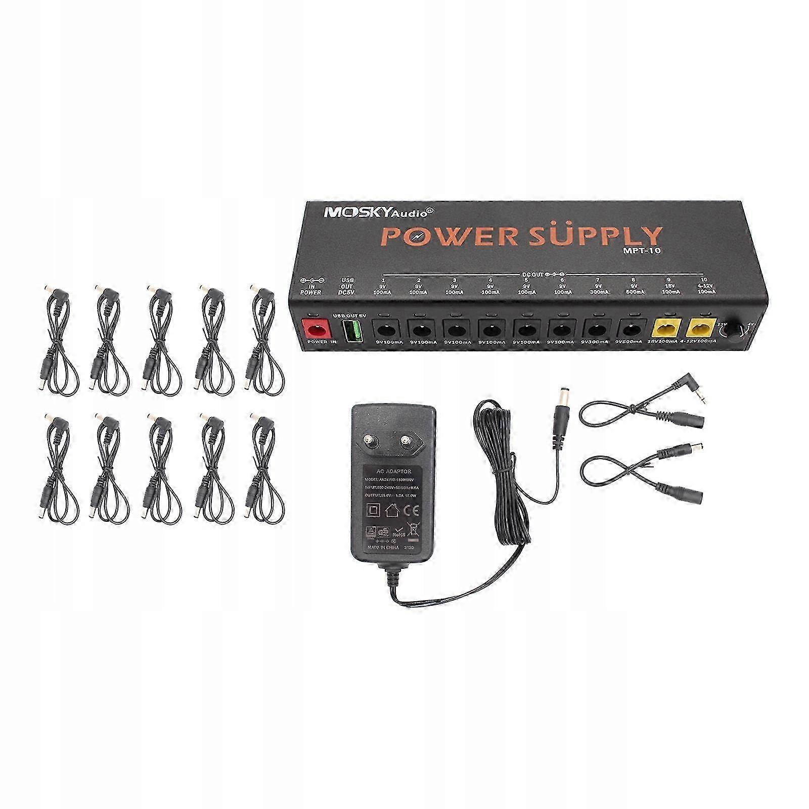 Guitar Pedal Power For Recording And Stage Musicians With Short Circuit And