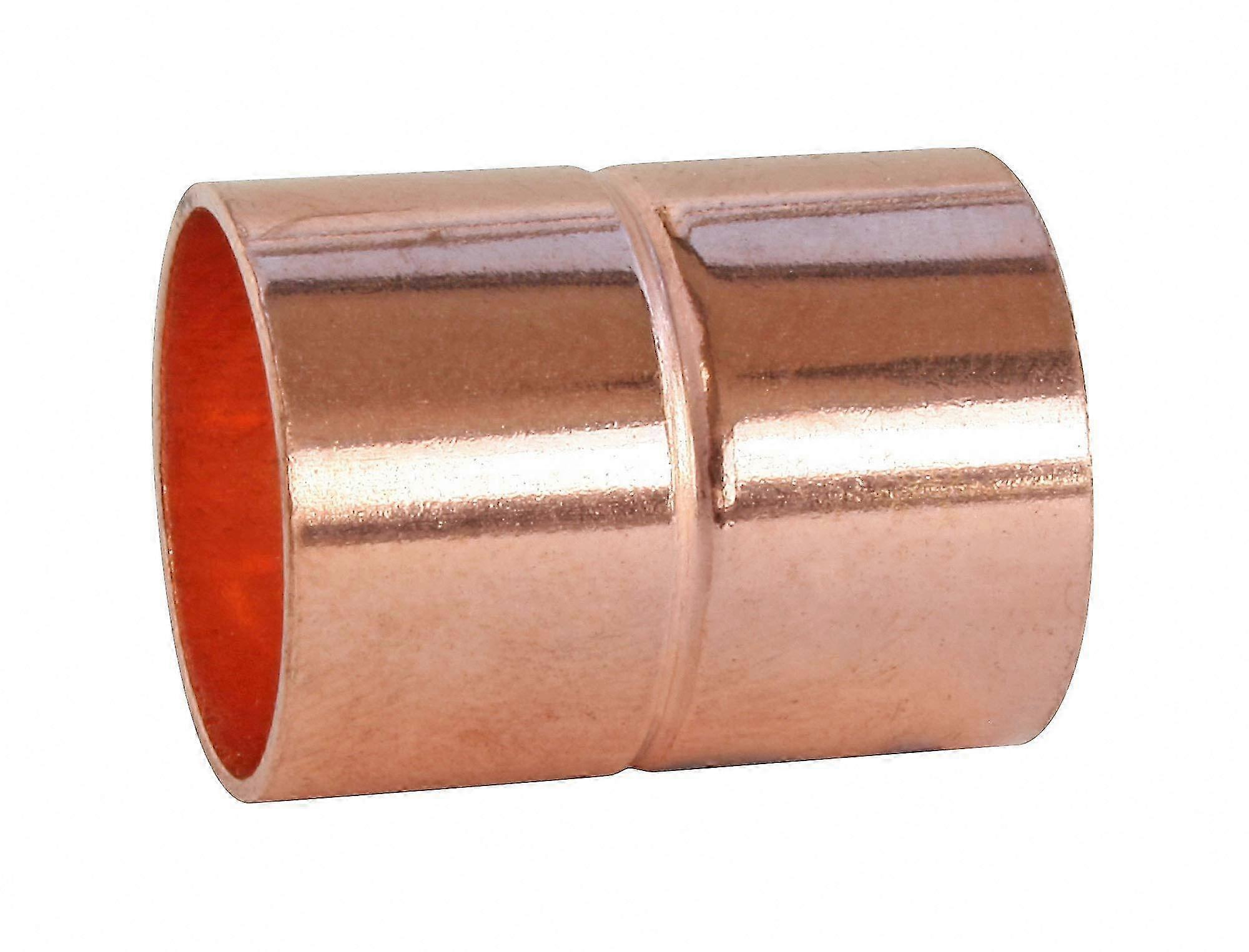 Copper Solder Fitting - Equal Sleeve D14mm (10-Piece Bag)
