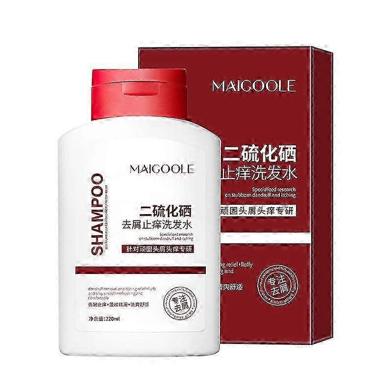 2025 Shampooing et pellicules de disulfure de sélénium améliore les frisottis et la souplesse Shampooing antipelliculaire (220 ml)