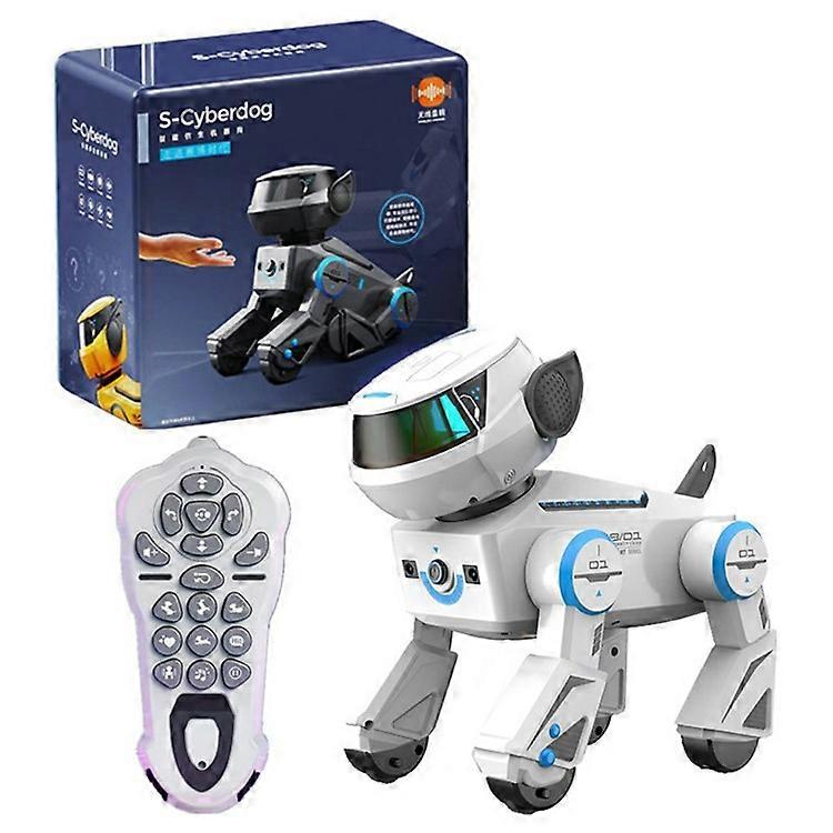 BG1544 AI Programmable RC Robot Dog Toy BT Connected Stunt Music Dancing Electronic Pet Model Toy