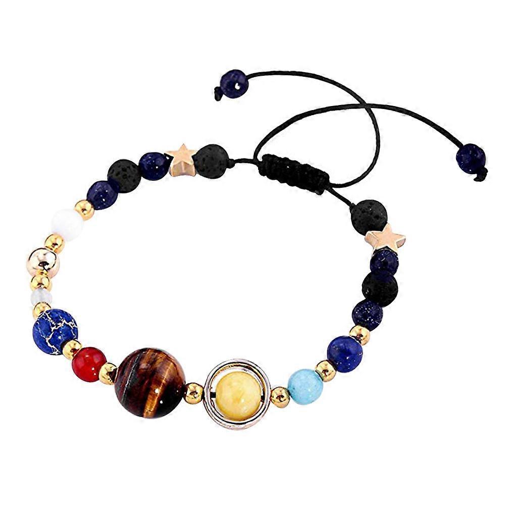 Handmade Universe Bracelet, Featuring Nine Planets, Thoughtful Present Option