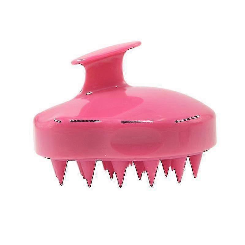 silicone hair scalp massager brush for shampoo and shower cleaning