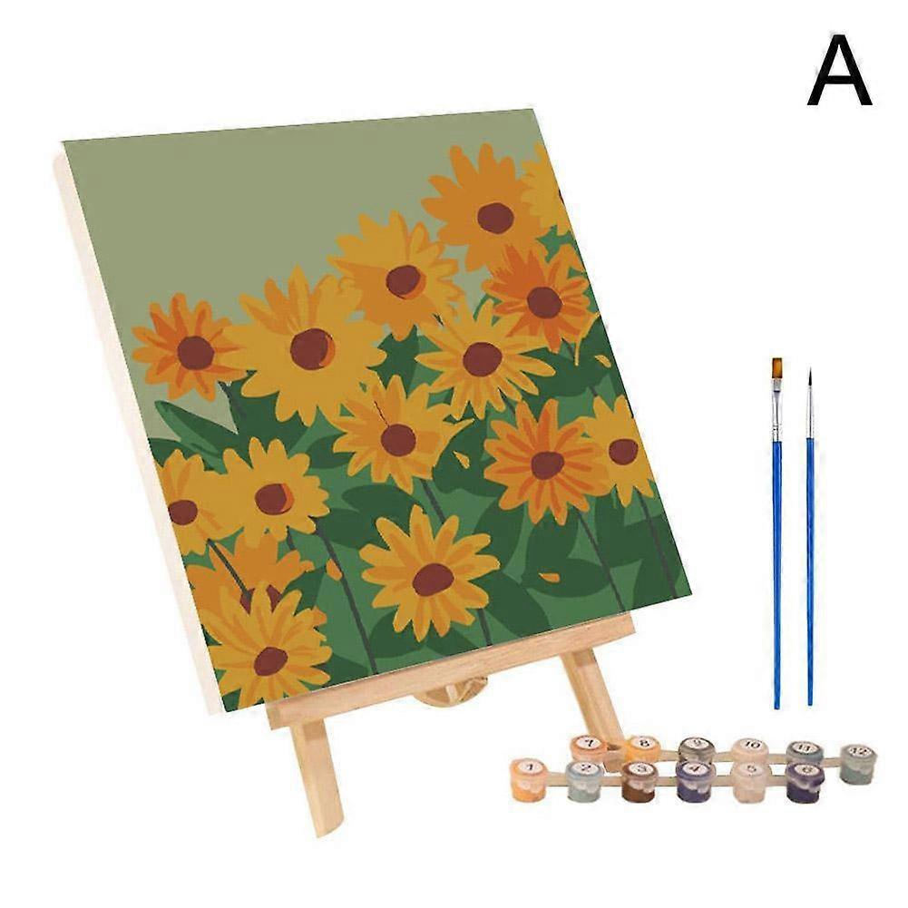 DIY digitale olieverf Canvas schilderen op nummer met frame kindercadeaus