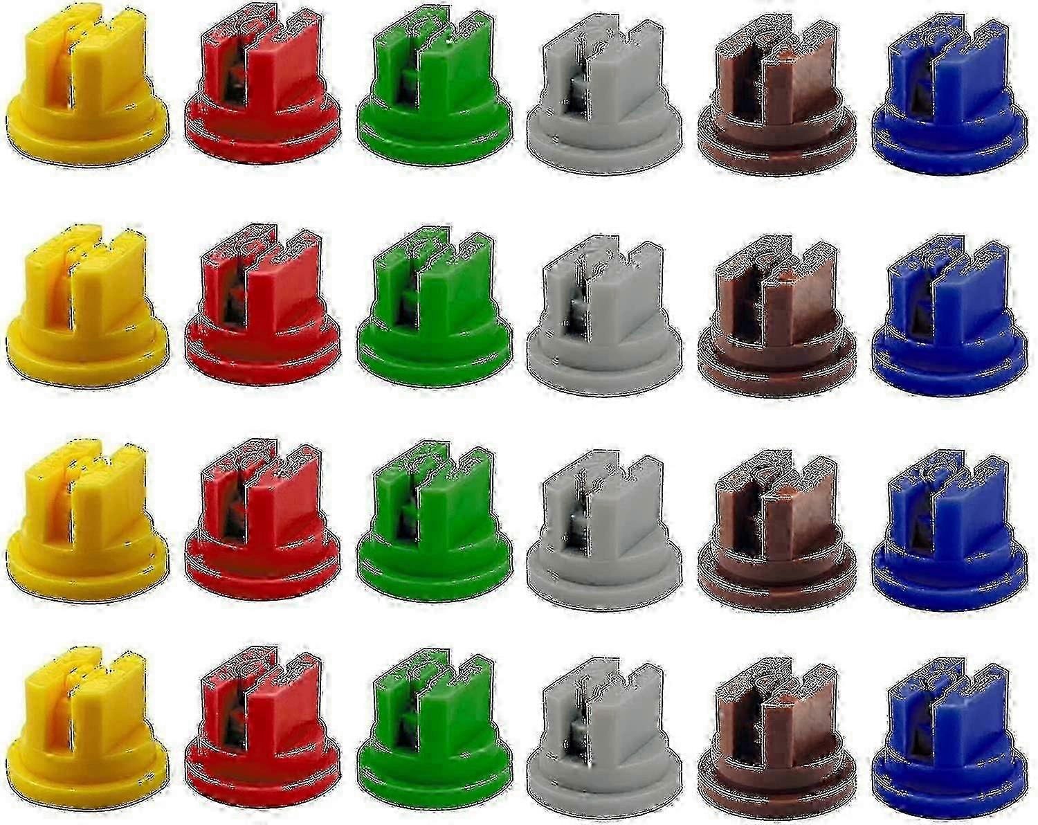 24 Pack 110 Degree Plastic Fan Spray Nozzles For Farming & Forestry