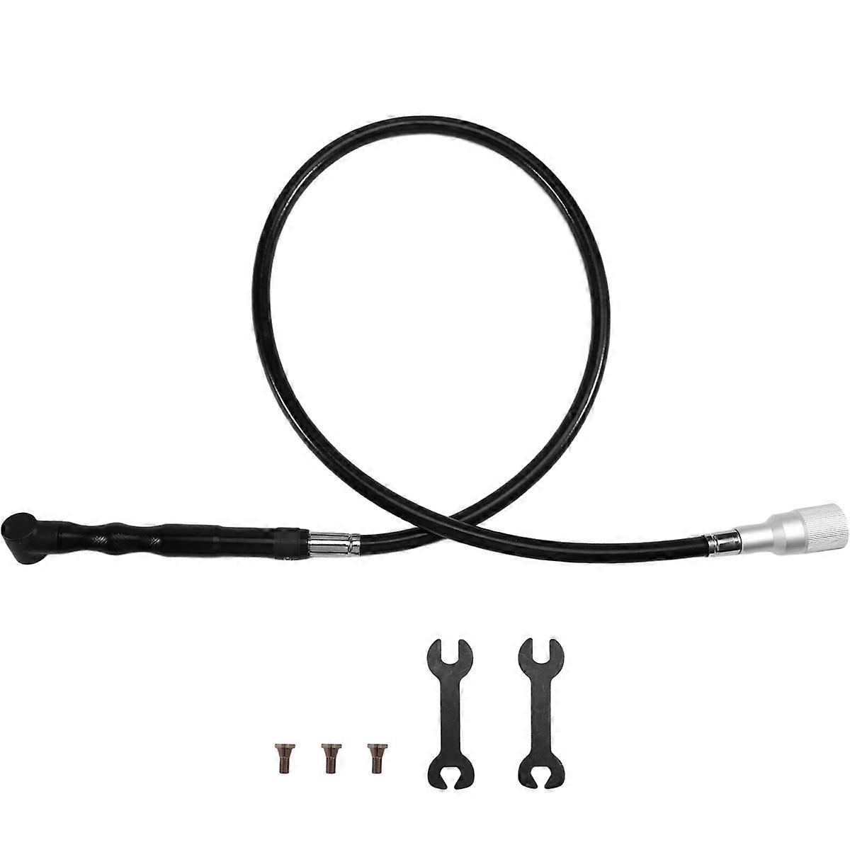 1Set Elbow Hand Piece+Shaft Use for 3mm Electric Grinder Transfer Head Part