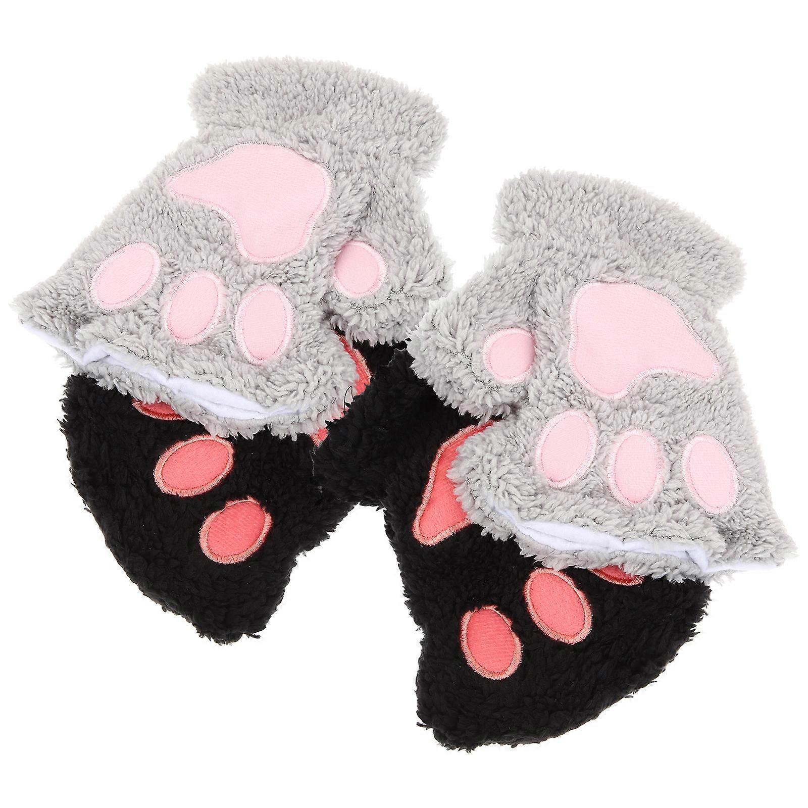 Practical Warm Gloves for Winter, Half Finger Option for Convenience and Comfort