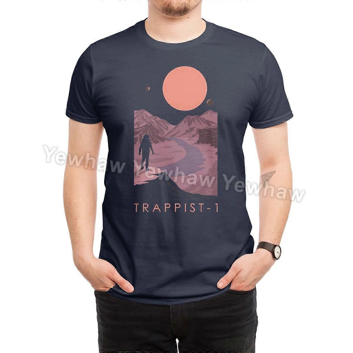 Trappist-1 T-Shirt exoplanet rocky landscape red star space