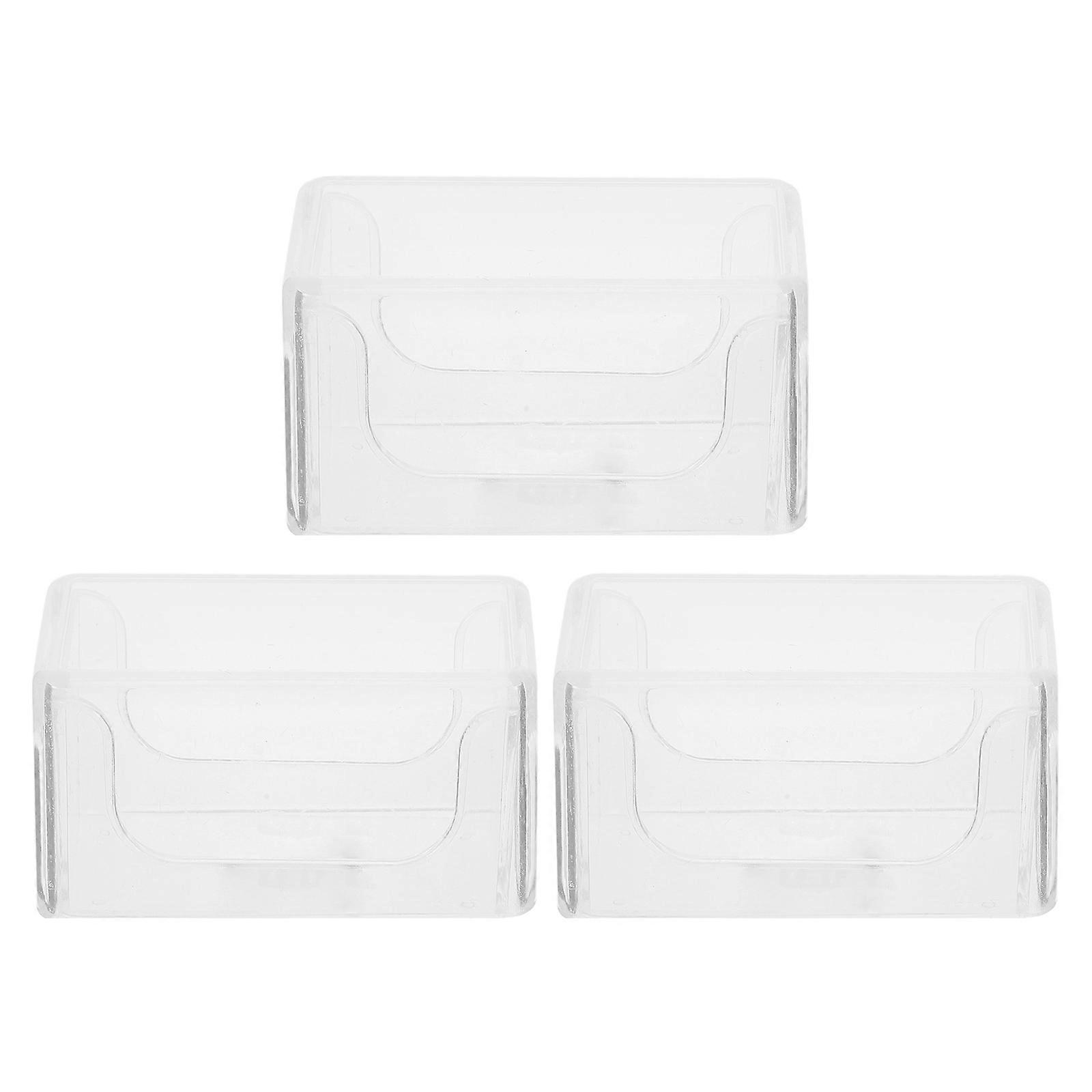 Portable Pool Case Billiard Chalk Powder Box Universal Compatibility Sleek Design Transparent 3Pcs
