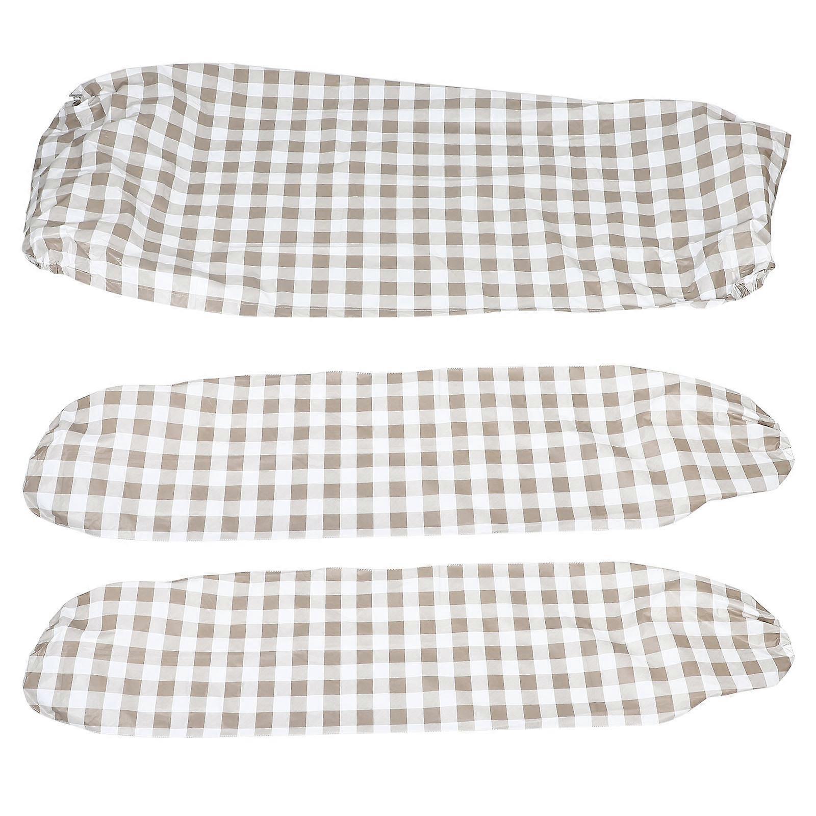 Camping Table Bench Cover Picnic Table Cover Set Classic Style Flannel Material Dustproof Scratch Protection 1 Set