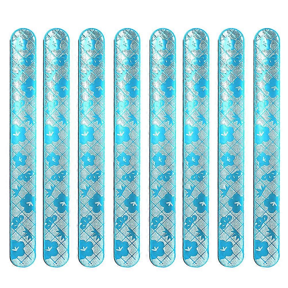 ילדים מסיבת אספקה צמידי סטירה צמידי PVC כחול 8 יחידות מחזיר אור