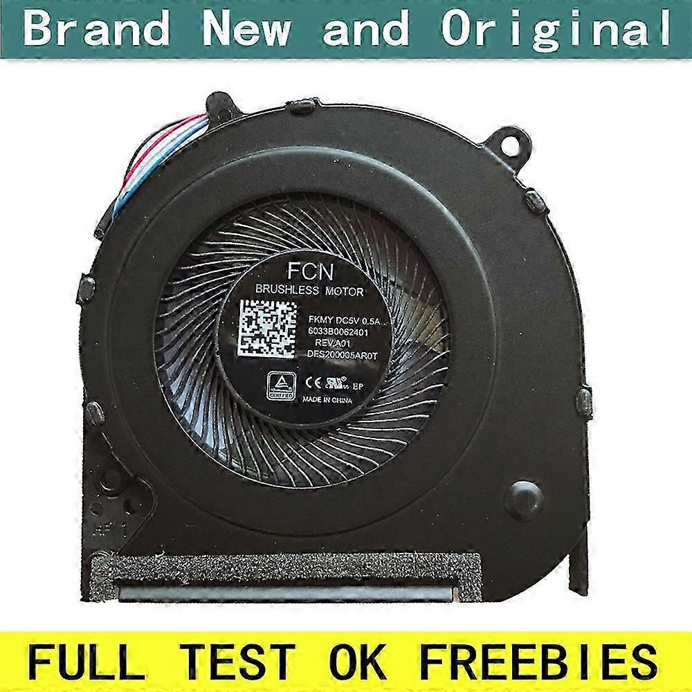 New Laptop Cooler Fans Radiator For Hp 14s-dp0005au Tpn-i135 Cpu Cooling Fan Ns85b13-17k23 6033b0062501 4pin
