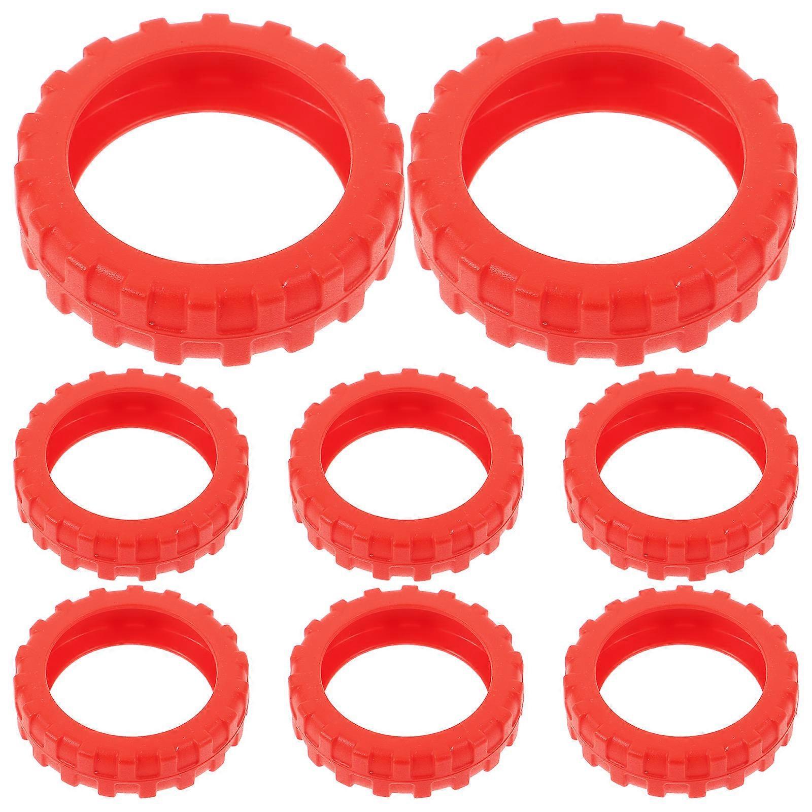 Here's a polished and professional product description based on your input:
**8PCS Suitcase Wheel Protectors – Durable Silicone Luggage Feet